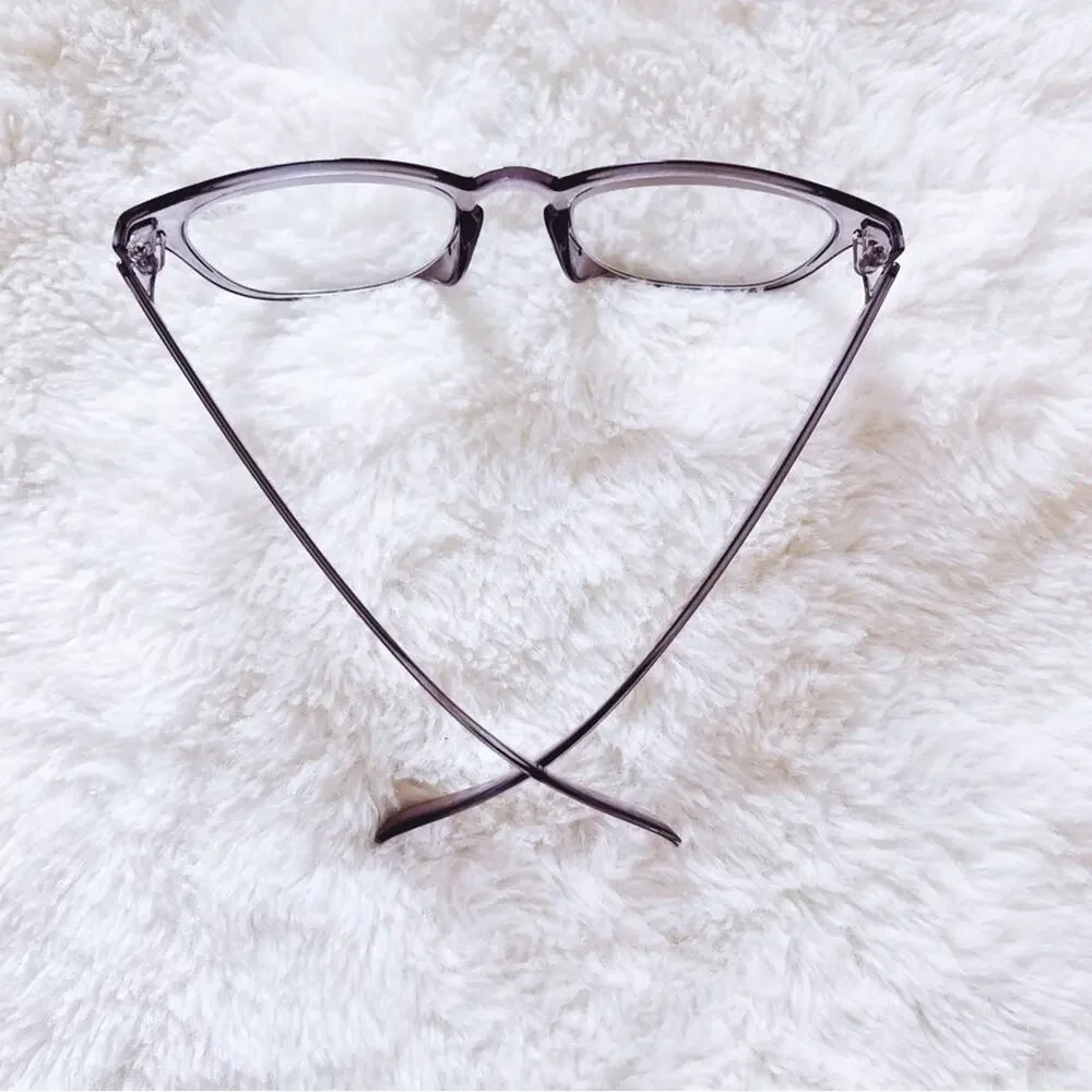Morgan Clear Purple Modern Chic Reader Glasses